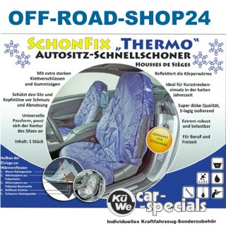 SCHONFIX "THERMO" Autositz-Schnellschoner - Thermo-Autositz-Bezug - Schonbezug